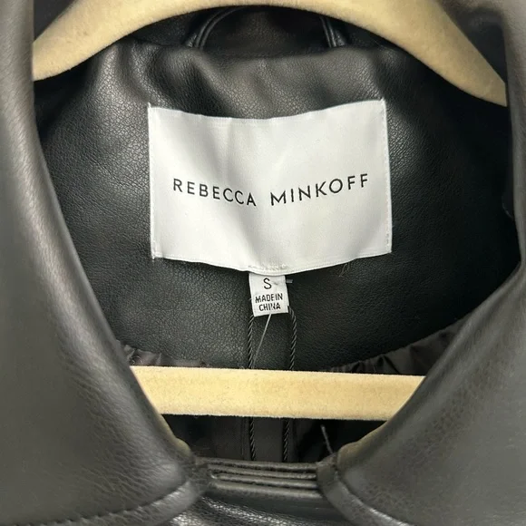 Rebecca Minkoff Faux leather Moto Jacket - Picture 3 of 9